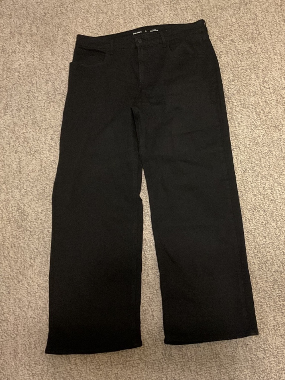 Like new black denim jeans